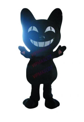 Hot sale Foam Adult cute smile black cat mascot costume fancy dress Halloween party costumes adult size