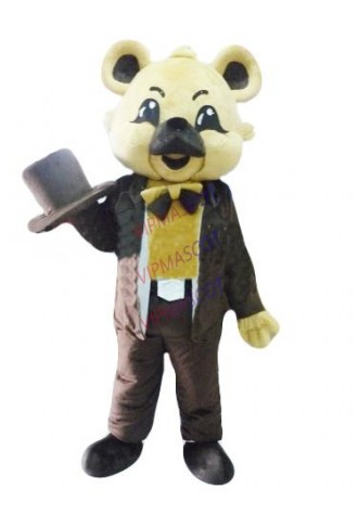 Hot selling Adult lovely cartoon bear man mascot costume fancy dress party costumes adult size