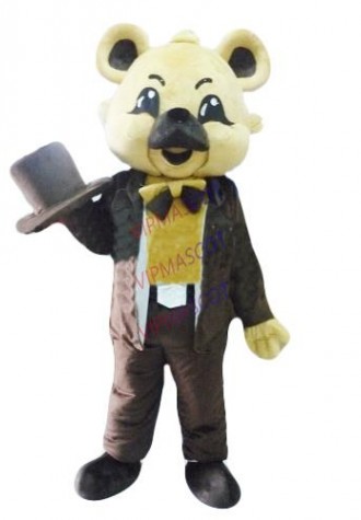 Hot selling Adult lovely cartoon bear man mascot costume fancy dress party costumes adult size