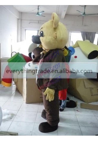 Hot selling Adult lovely cartoon bear man mascot costume fancy dress party costumes adult size