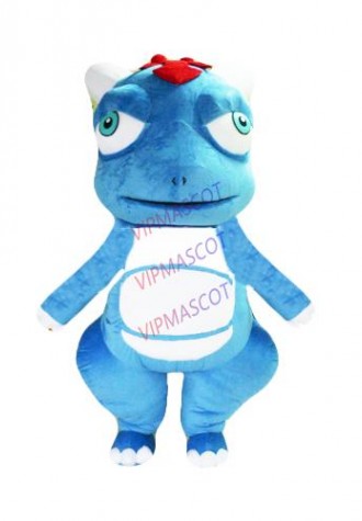 New arrival Adult cute cartoon big eyes blue monster mascot costume fancy dress party costumes adult size