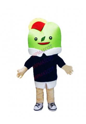 New arrival Adult cute cartoon green head doll mascot costume fancy dress party costumes adult size