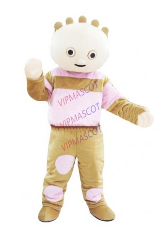 New arrival Cute Adult lovely pink and brown doll mascot fancy dress costumes cartoon party costumes adult size
