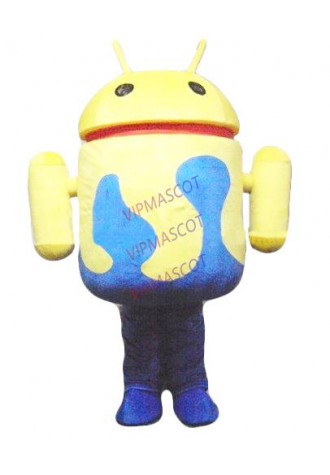 New arrival Foam Cartoon Character cute android robot mascot Costume fancy dress party costume adult size