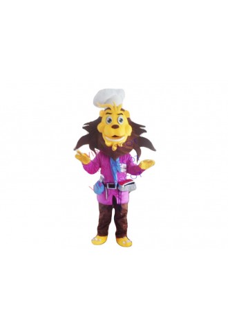 Hot sale Foam Cartoon Character Adult cute cake lion Mascot Costume fancy dress party costume