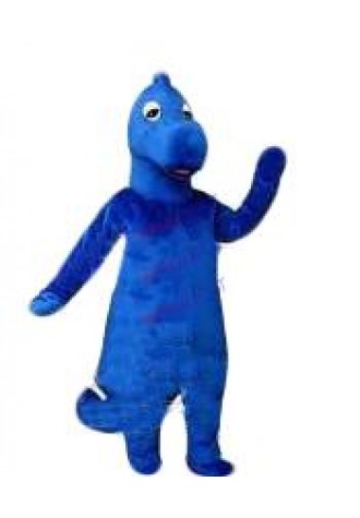 Hot sale Cute Cartoon Character Adult lovely blue Lyle Lizard Mascot Costume fancy dress Halloween party costume