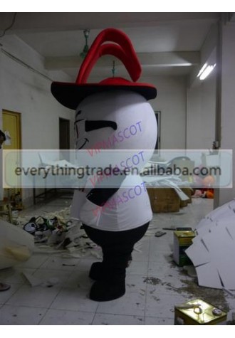 New arrival Foam Adult cute big hat doll mascot fancy dress suit costumes cartoon party costumes adult size