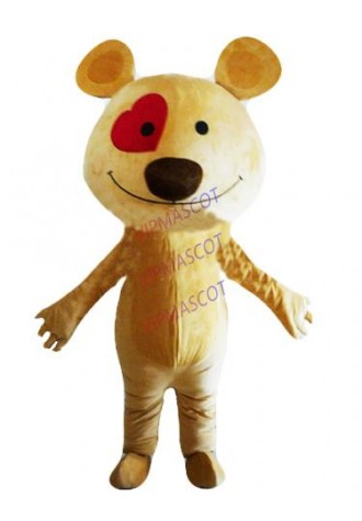 Hot sale Adult cute big head bear mascot fancy dress suit costumes cartoon party costumes adult size