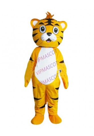 New arrival Adult cute little tiger mascot fancy dress suit costumes cartoon party costumes adult size