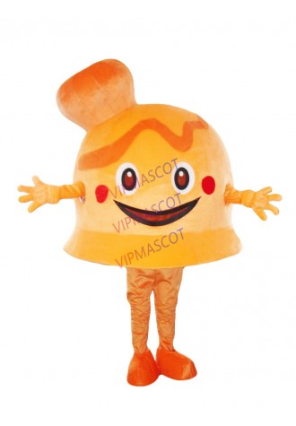 New arrival Cute Adult lovely orange happy monster mascot fancy dress costumes cartoon party costumes