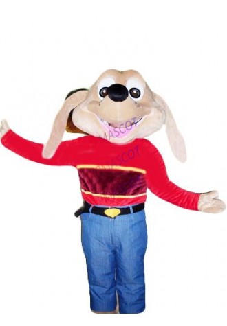 Hot selling Foam Adult cute big nose dog mascot fancy dress suit costumes cartoon party costumes