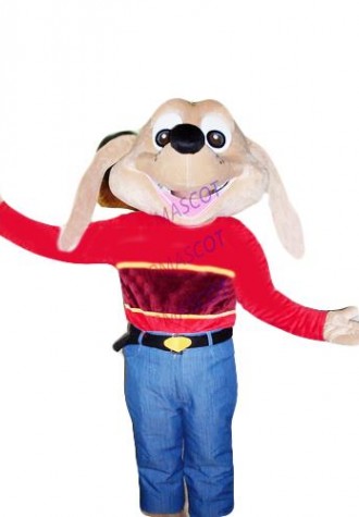 Hot selling Foam Adult cute big nose dog mascot fancy dress suit costumes cartoon party costumes