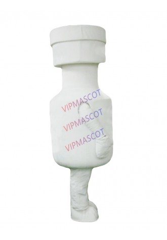 Hot sale Foam Adult cute white bottle mascot fancy dress costumes Halloween cartoon party costumes