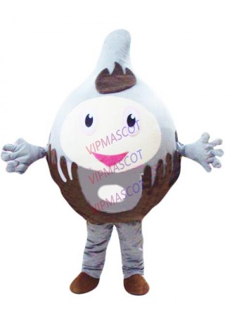 Hot selling Cute Adult cute Gray Fruit Mascot Costume costume Cartoon Fancy dress Halloween costume