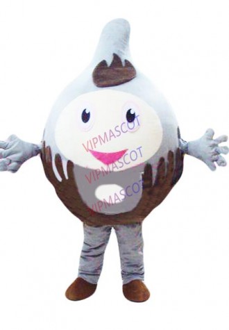 Hot selling Cute Adult cute Gray Fruit Mascot Costume costume Cartoon Fancy dress Halloween costume