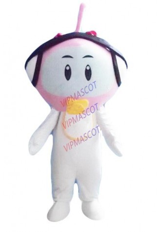 Hot sale Character Adult cute pink feeder baby Mascot Costume fancy dress Halloween party costume