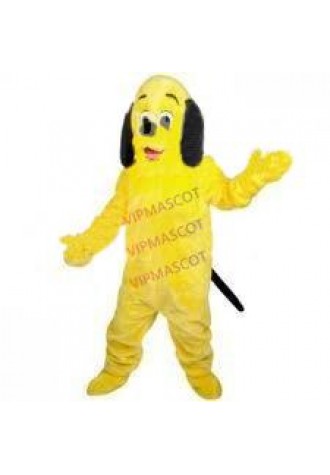 Hot sale Cute Character Adult lovely new yellow dog Mascot Costume fancy dress Halloween party costume