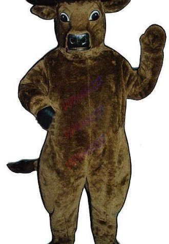 Hot sale Foam Cartoon Character Adult lovely Bull Mascot Mascot Costume fancy dress Halloween party costume