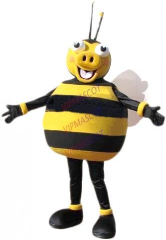 Hot sale Foam Cartoon Character Adult lovely bee Mascot Costume fancy dress Halloween party costume