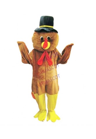 Hot selling Adult cute Deluxe Turkey Mascot Costume Adult Thanksgiving Fancy Dress Cartoon Character Outfit Suit