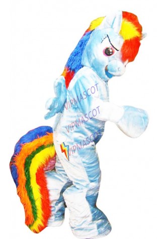 rainbow dash Mascot Costume custom fancy costume anime cosplay kits mascotte theme fancy dress carnival costume