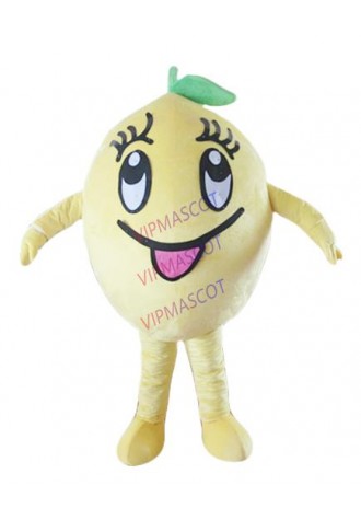 Latest high quality in-kind shooting lemon mascot costume for adults lemon mascot Holiday special clothing