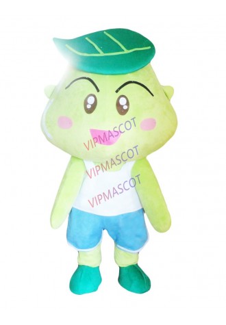 HOT SALE cute humorous plant leaves boy Halloween animal Mascot Costume Fancy Dress Animal mascot costume free shipping