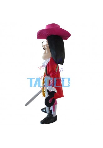 New Vikings Pirate Captain Hook Mascot Costume Fancy Dress Adult Free Shipping
