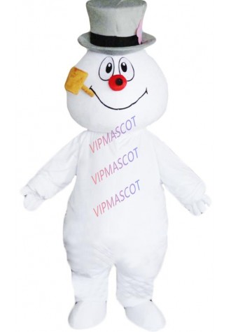 Wholesale New Winter Christmas Snowman Mascot Costume Adult Anime Cosply Cartoon Character Xmas Theme Mascotte Fancy Dress 1878