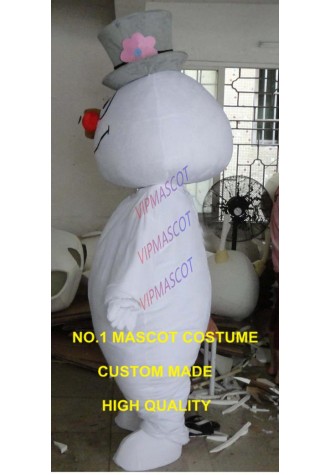 Wholesale New Winter Christmas Snowman Mascot Costume Adult Anime Cosply Cartoon Character Xmas Theme Mascotte Fancy Dress 1878