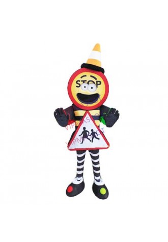 ROAD SAFETY AWARENESS MASCOT COSTUMES adult custom cartoon character mascotte fancy dress suit kits for carnival 1926