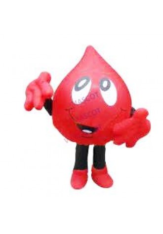 Cute Anime Cosplay Costumes Hospital Blood Drop Mascot Costume Blood Donation Theme Carnival Mascotte Fancy Dress Kits SW1970