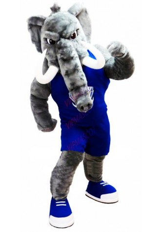 High Quality Grey Mastadon Elephant Mascot Costume Elephant Theme Anime Cosply Costumes Carnival Fancy Dress Mascotte Kits 2055