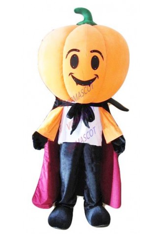 New Halloween Pumpkin Mascot Costume Adult Cartoon Character Hot Sale Halloween Pumpkin Mascotte Fancy Dress Anime Cosply 2012