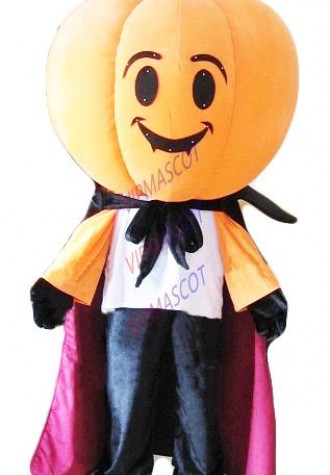 New Halloween Pumpkin Mascot Costume Adult Cartoon Character Hot Sale Halloween Pumpkin Mascotte Fancy Dress Anime Cosply 2012