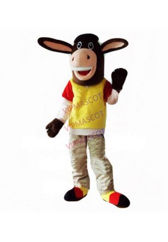 cool young donkey mascot costume wholesale adult size hot sale cartoon donkey theme anime cosplay costumes carnival fancy 2604