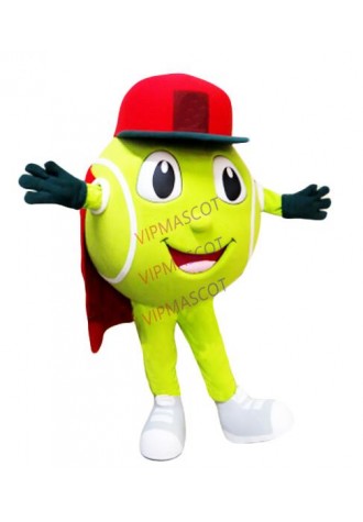 SPORT TENNIS BALL mascot costume adult cartoon character tennis theme animes cosply carnival fancy dress kits suit 2087