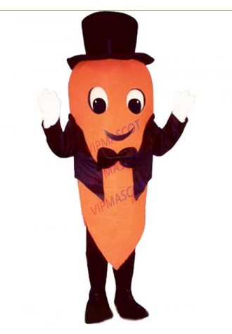 Carrot mascot costume w/Tailcoat Hat high quality wholesale for Easter sale adult size cartoon vegetables anime cosplay 2667