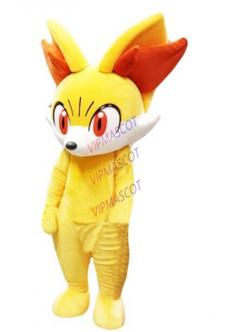 Fennekin mascot costume Pocket Monster Anime Cosply Costumes Fancy Dress kit 2001