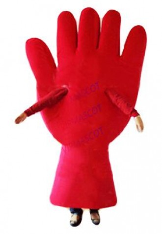 red/blue hands mascot costume adult size promotion cartoon hands palm health theme anime cosplay costumes carnival fancy 2882