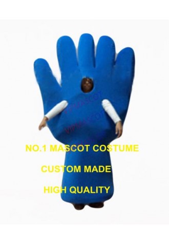 red/blue hands mascot costume adult size promotion cartoon hands palm health theme anime cosplay costumes carnival fancy 2882