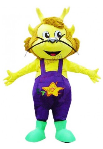 yellow dragon mascot costume custom cartoon character cosplay adult size carnival costume 3047