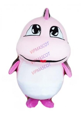 pink fish mascot costume custom big cute fish adult size cartoon character cosplay carnival costume 3322