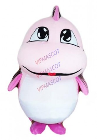 pink fish mascot costume custom big cute fish adult size cartoon character cosplay carnival costume 3322