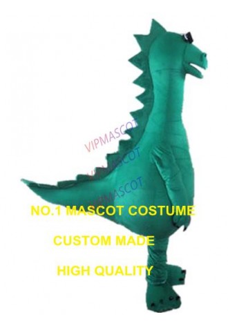 green dinosaur mascot costume dino custom adult size cartoon character cosplay carnival costume 3215