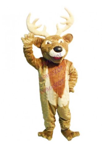 plush reindeer moose mascot costume christmas deer mascot custom adult size cartoon character cosplay carnival costume 3228