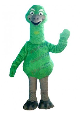 green ostrich mascot costume brown bunny custom adult size cartoon character cosplay carnival costume 3256