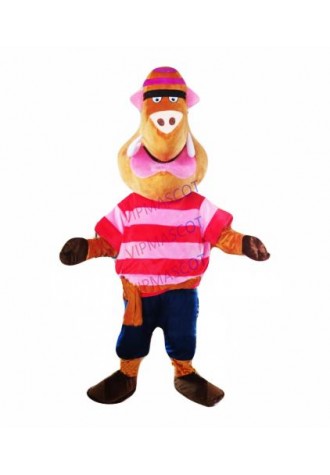 special customized wild boar mascot costume adult size cartoon wild animal theme cosplay fancy dress for carnival 2597