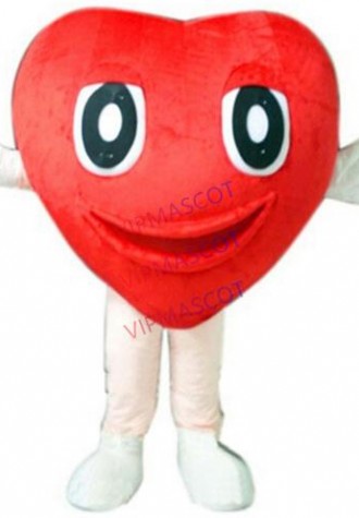 red heart mascot costume custom cartoon character cosplay carnival costume 3380