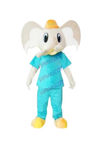cool elephant boy mascot costume in blue advertising custom anime cartoon theme fruit cosply costumes carnival fancy dress 3432